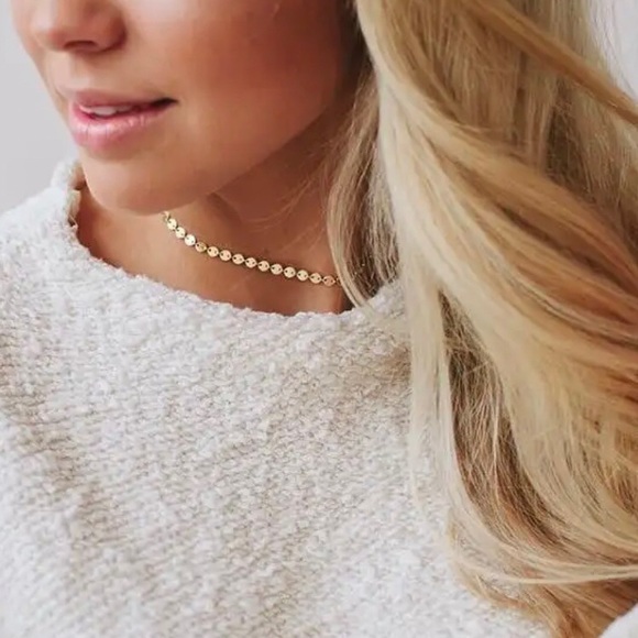 ⚜️𝟯𝟬%𝗢𝗙𝗙 𝗯𝘂𝗻𝗱𝗹𝗲𝘀 𝟯+⚜️ NEW Sequin Chain Stainless Steel Necklace - Picture 8 of 16